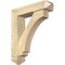 Ekena Millwork Imperial Arts and Crafts Rough Sawn Bracket w/ Offset Brace, Douglas Fir, 6"W x 24"D x 28"H BKT0604X24X28IMP03RDF - alternate 1